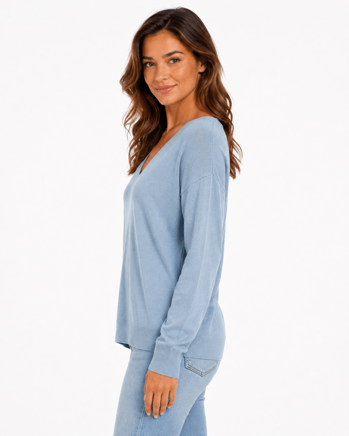 Tuesday V-Neck Knit Sweater - Must Boutique