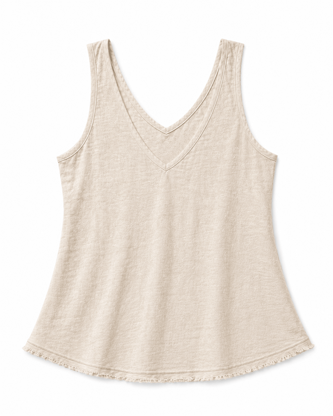 V-Neck Linen Tank Top - Essential Summer Style - Must Boutique