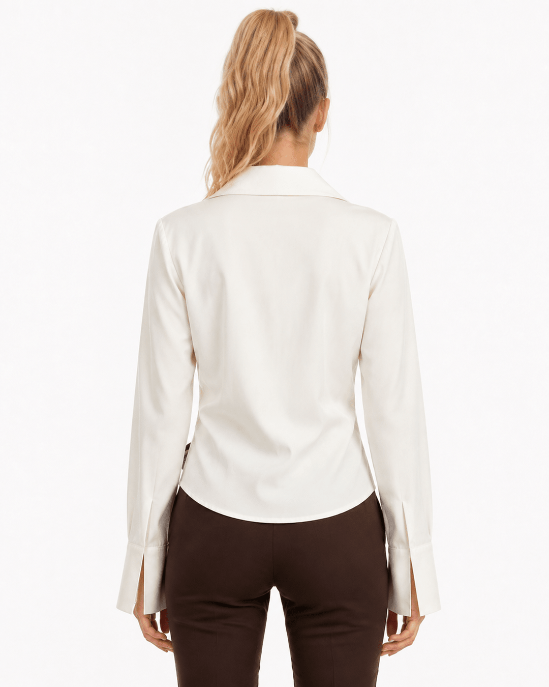 Valencia Sateen Bow Blouse - Must Boutique
