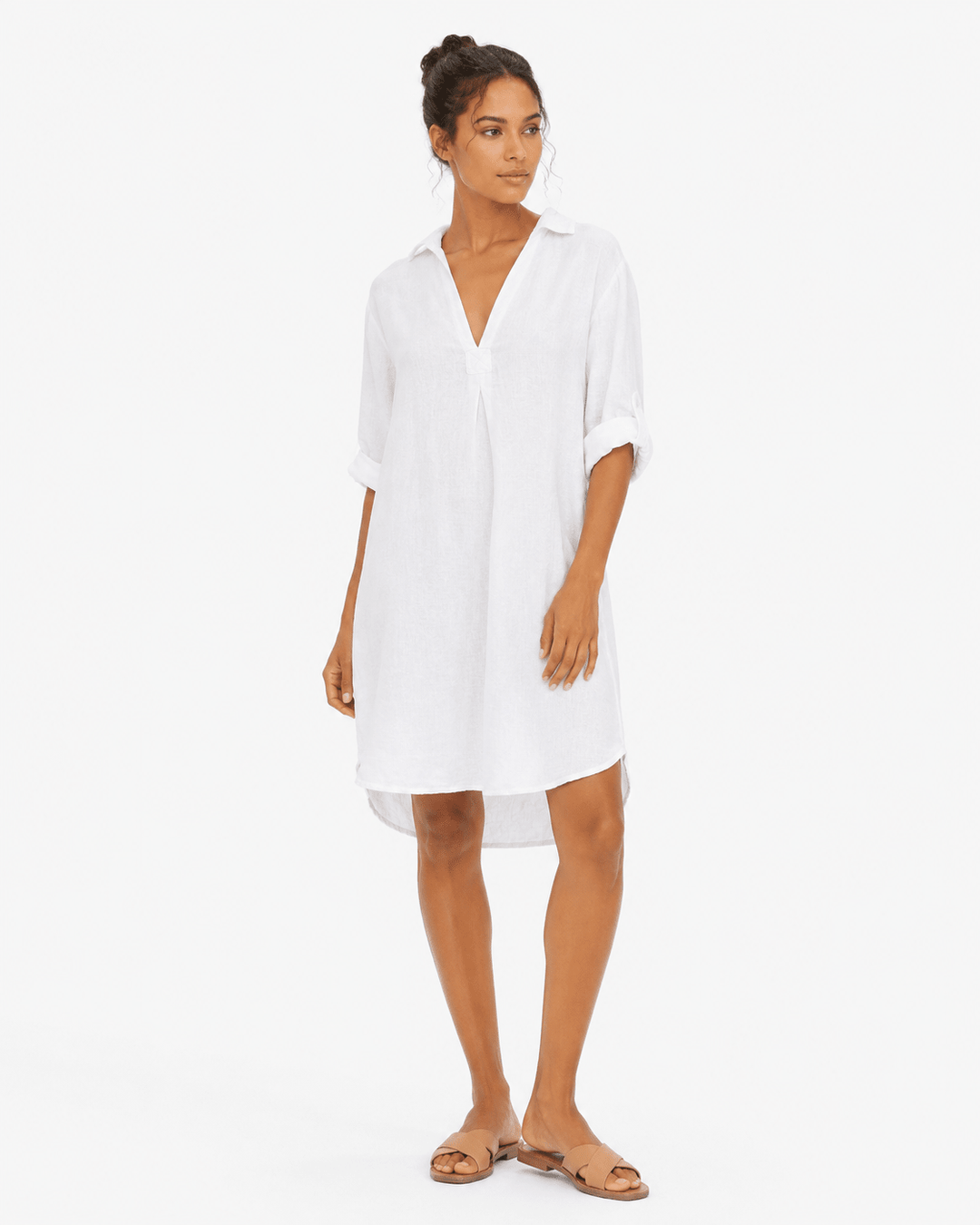 Verona Three-Quarter Sleeve Dress - Must Boutique