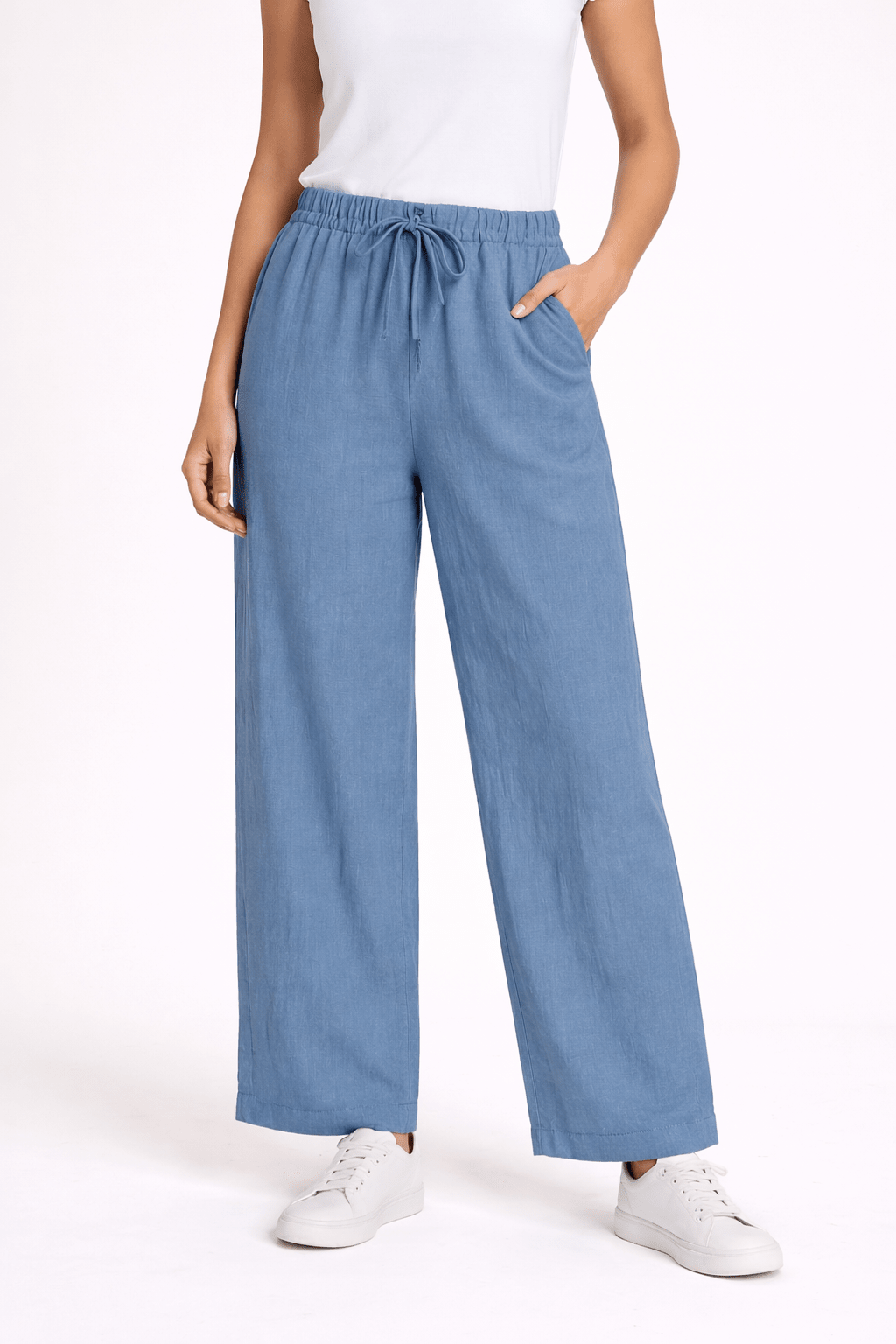 Wide - Leg Linen Pants - Must Boutique