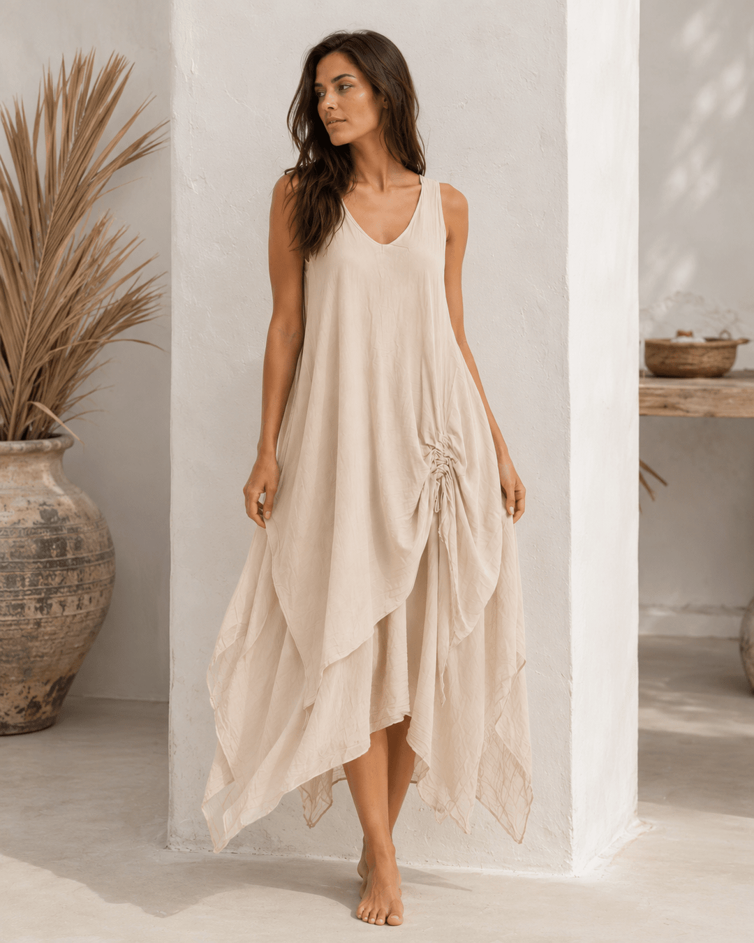 Winslet A-Line Asymmetrical Dress - Must Boutique
